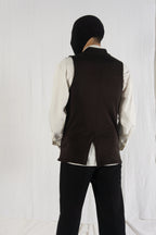 Kapital 2000s sweat vest – label detail | Recente Studio