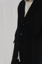 Comme des Garçons Homme Plus A/W 1985 oversize pinstripe jacket – full length | Recente Studio