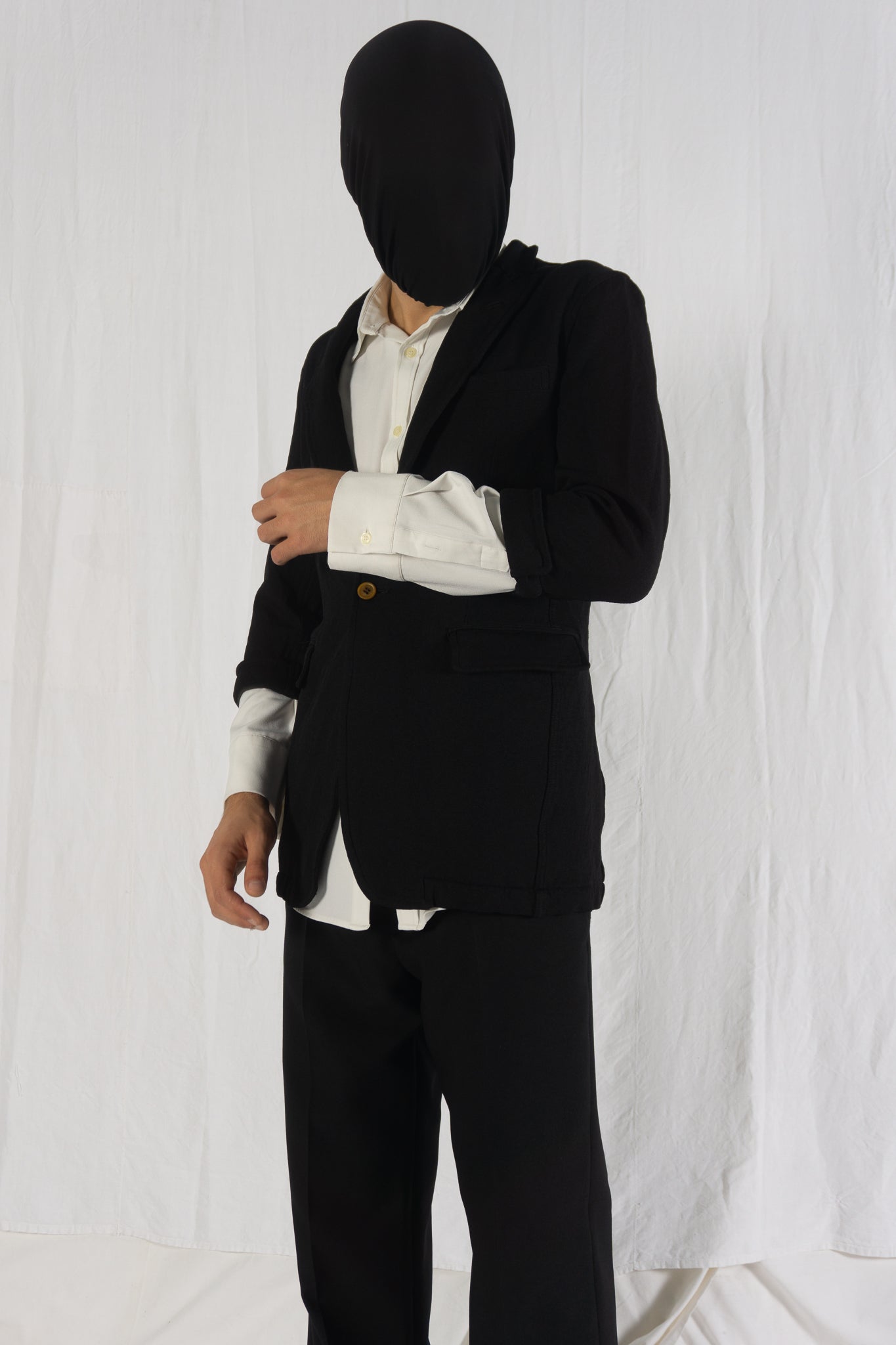 Comme des Garçons Homme Plus S/S 2009 three-quarter sleeve jacket – side view | Recente Studio