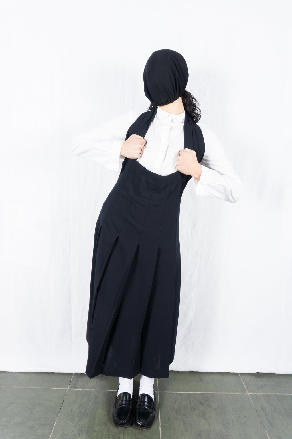 robe de chambre Comme des Garçons 1997 skirt-dress – back view | Recente Studio