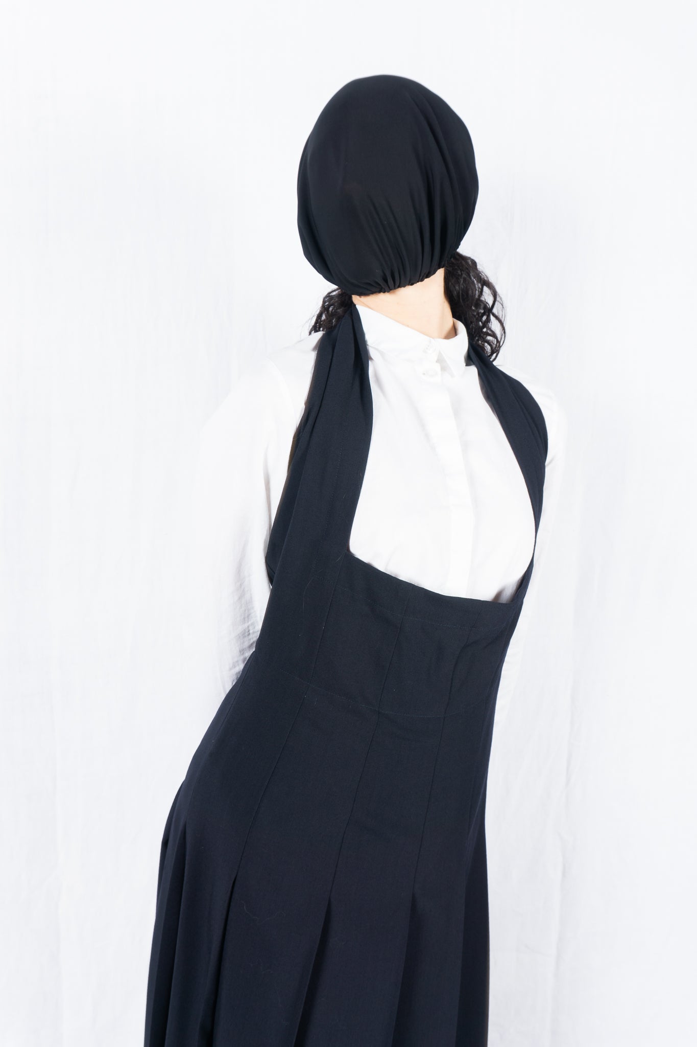 robe de chambre Comme des Garçons 1997 skirt-dress – side view | Recente Studio