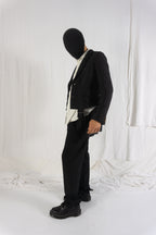 Comme des Garçons Homme Plus SS20 deconstructed jacket – collar detail | Recente Studio