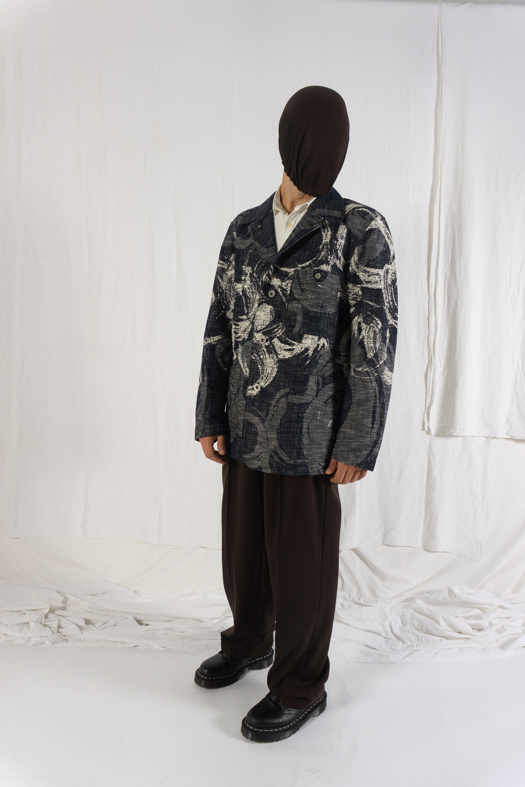 Issey Miyake Men A/W 2012 wabi-sabi circles jacket – side view | Recente Studio