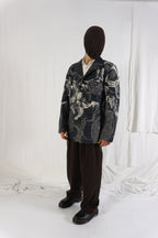 Issey Miyake Men A/W 2012 wabi-sabi circles jacket – side view | Recente Studio