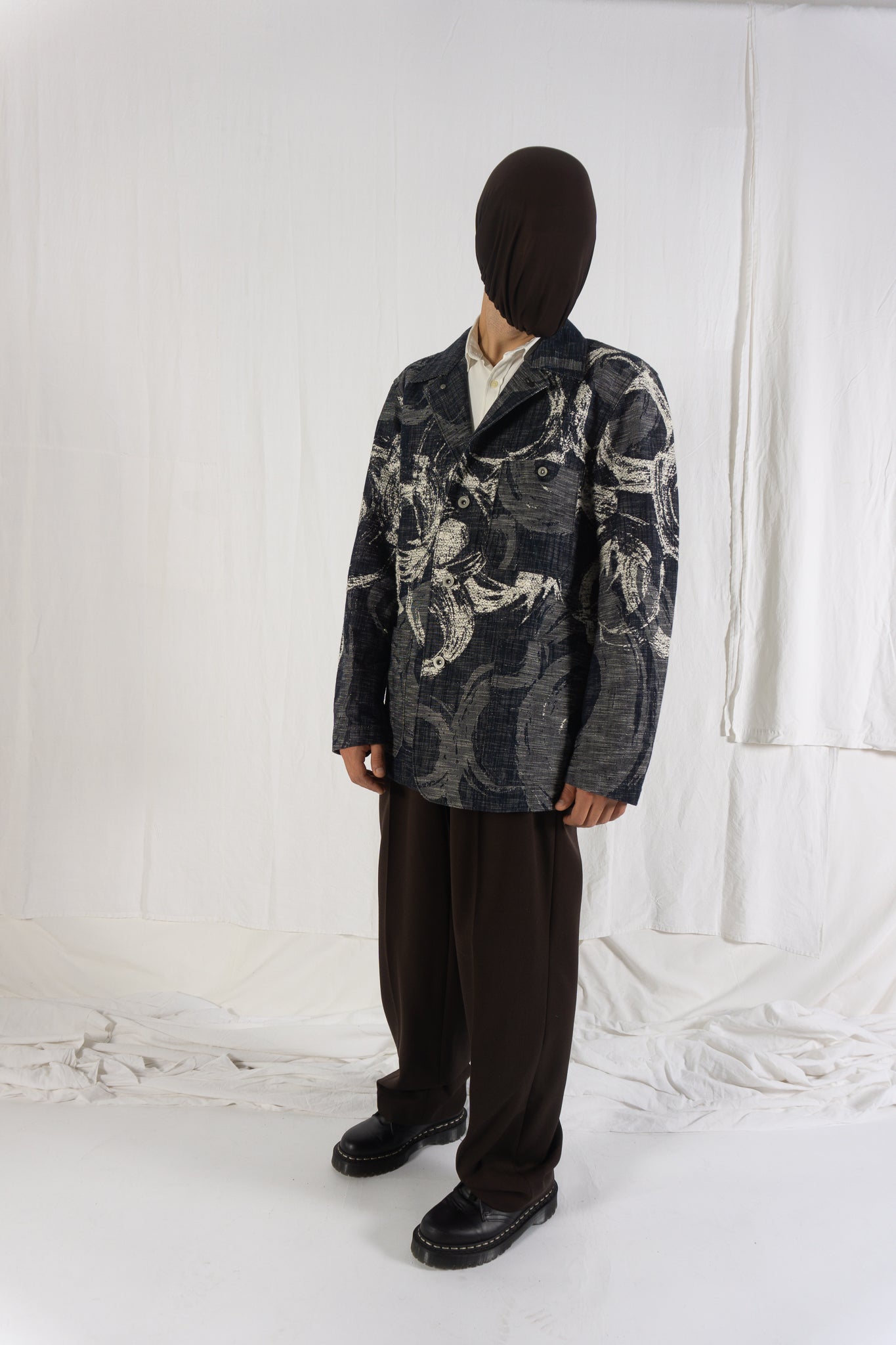 Issey Miyake Men A/W 2012 wabi-sabi circles jacket – side view | Recente Studio