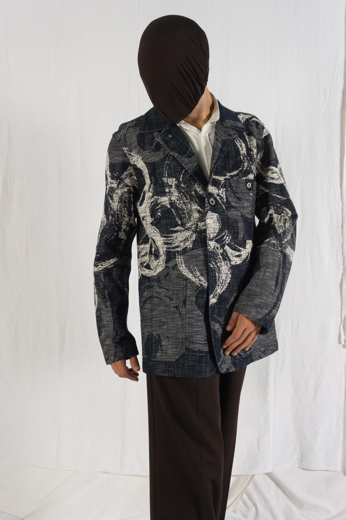 Issey Miyake Men A/W 2012 wabi-sabi circles jacket – front view | Recente Studio