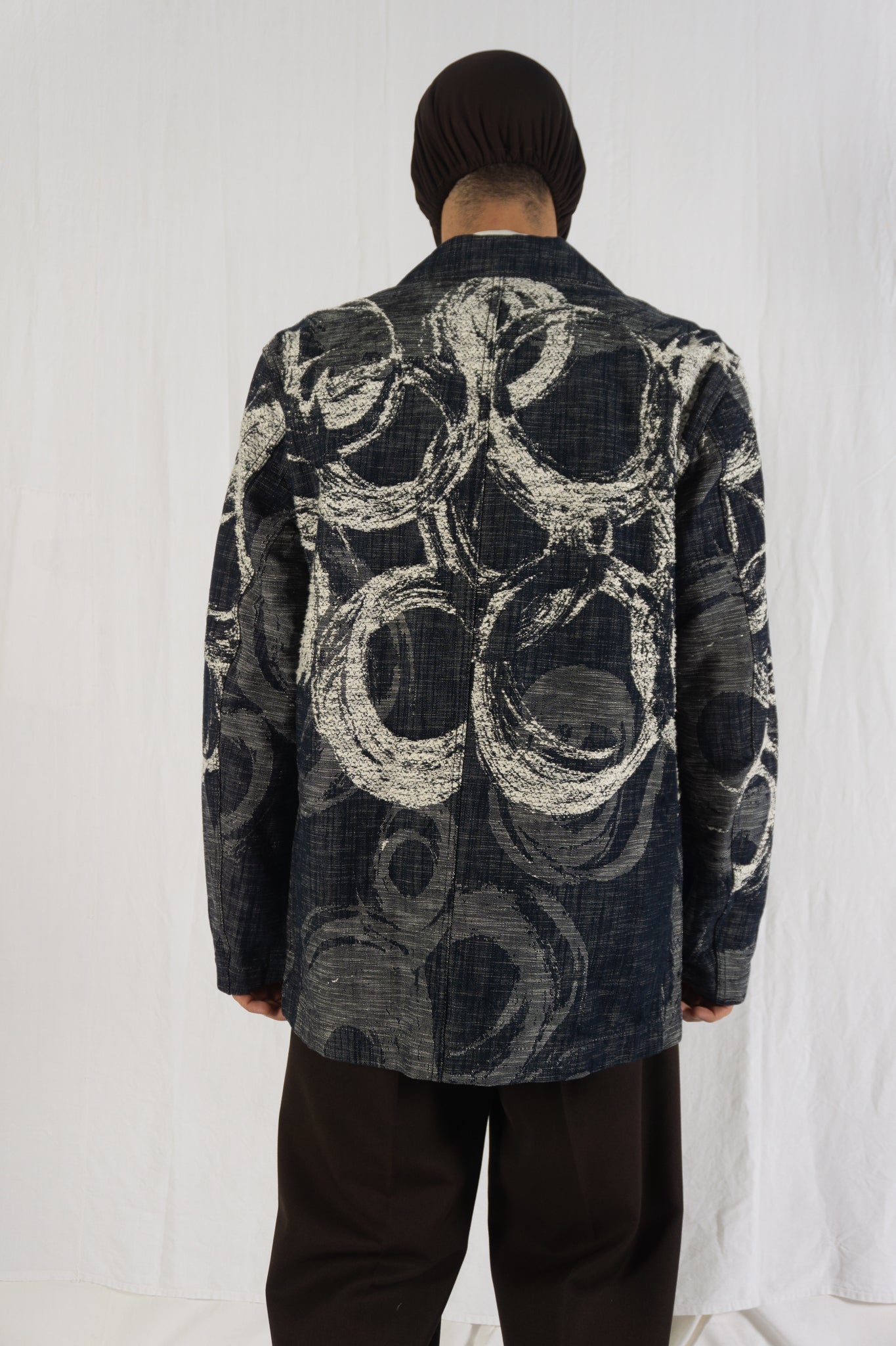 Issey Miyake Men A/W 2012 wabi-sabi circles jacket – fabric texture | Recente Studio