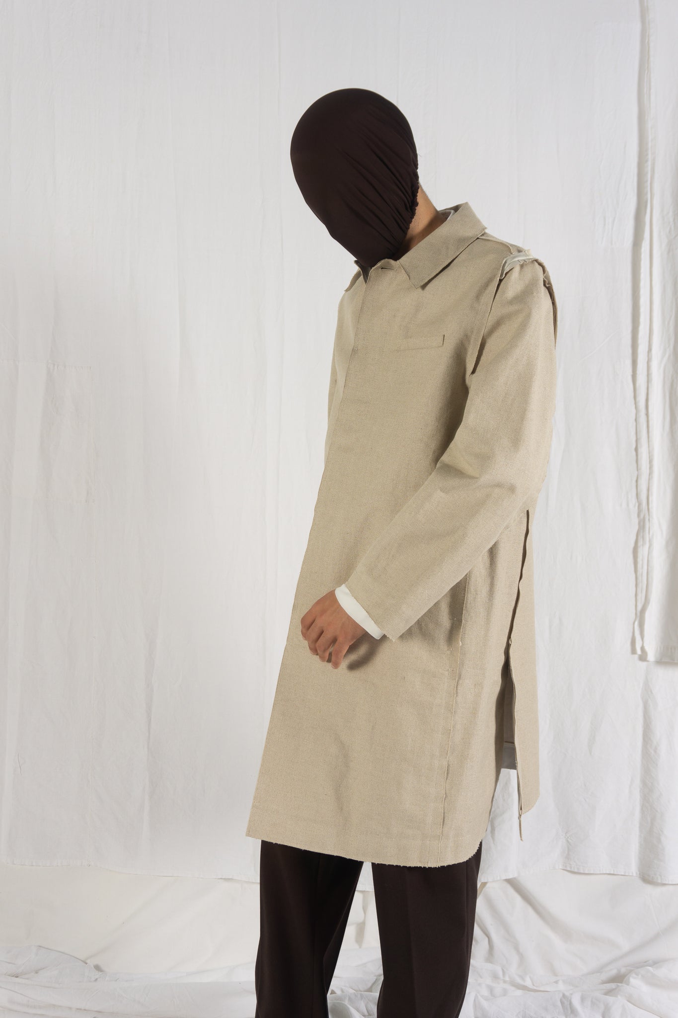 Undercover Jun Takahashi A/W 2021 coat – side view | Recente Studio