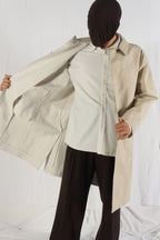 Undercover Jun Takahashi AW21 coat – linen detail | Recente Studio