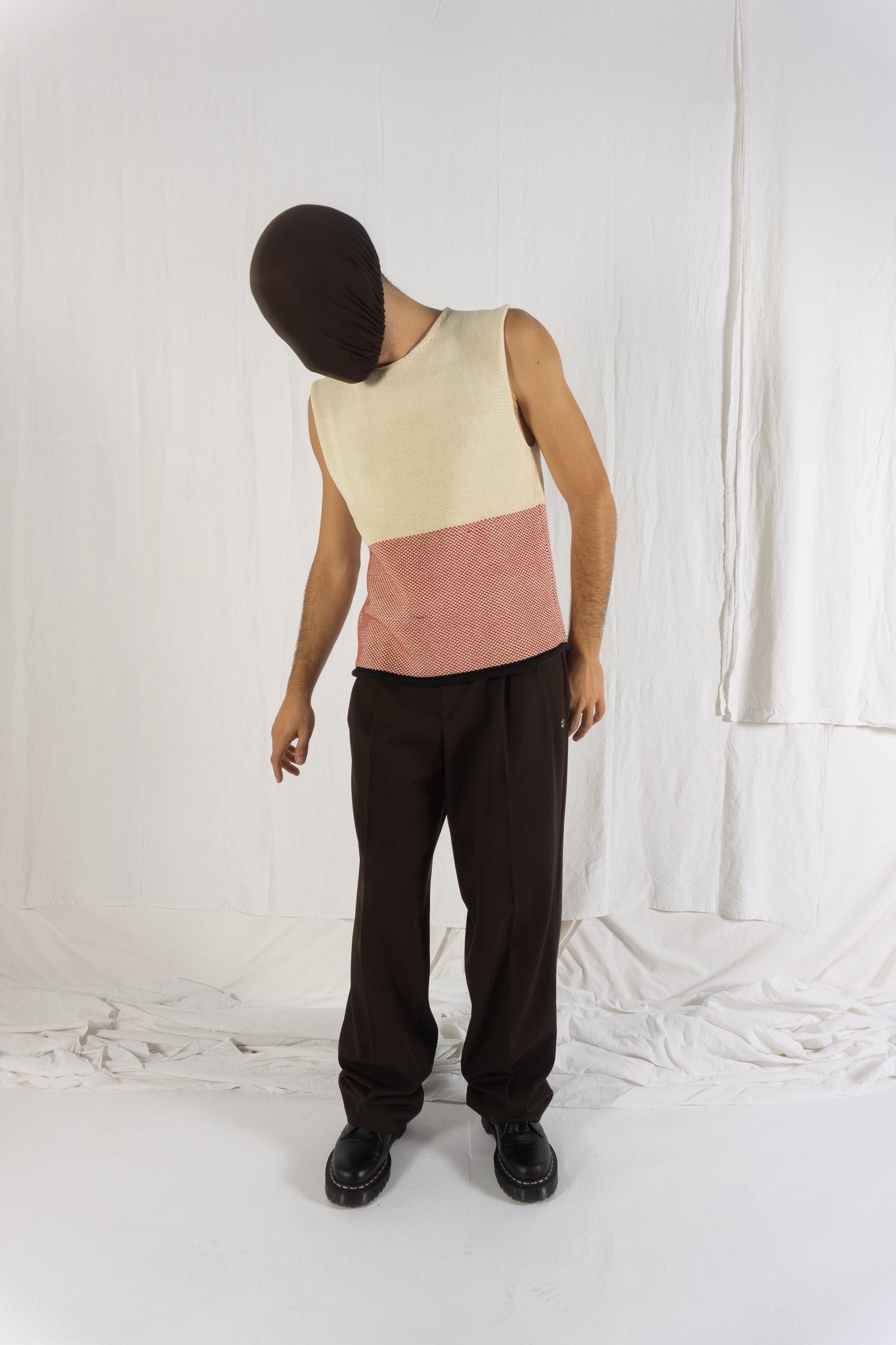 Issey Miyake Men S/S 2003 gilet knit – side view | Recente Studio