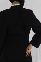 Comme des Garçons AW92 asymmetric back jacket – collar detail | Recente Studio