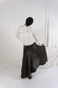 Junya Watanabe A/W 2002 patchwork skirt – front view | Recente Studio