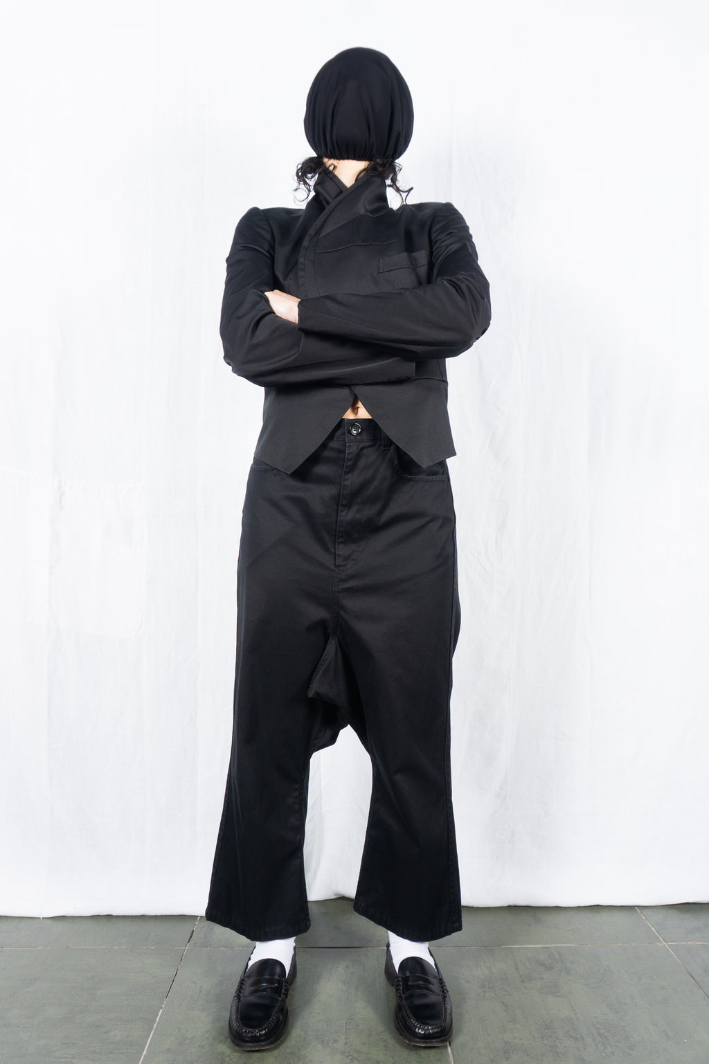 tricot Comme des Garçons S/S 2021 low-rise pants – back view | Recente Studio