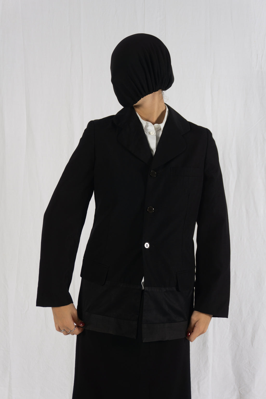 Comme des Garçons AW92 reversed bottom jacket – back view | Recente Studio