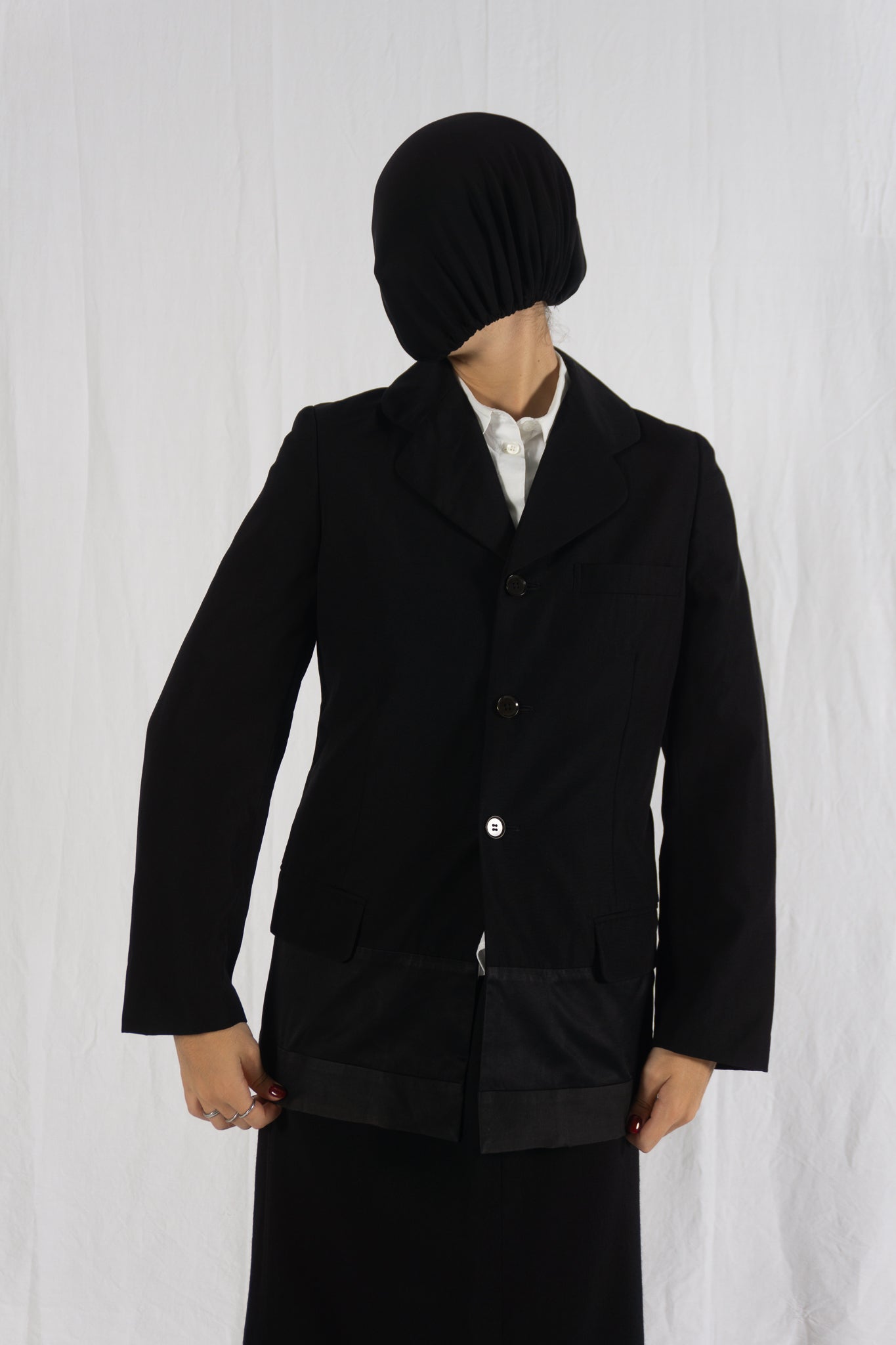 Comme des Garçons AW92 reversed bottom jacket – back view | Recente Studio