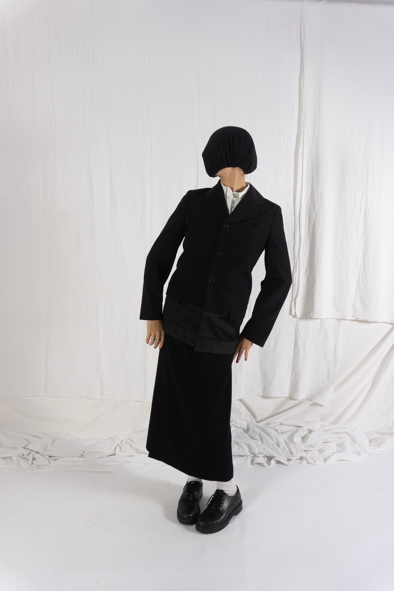 Comme des Garçons A/W 1992 reversed bottom jacket – front view | Recente Studio