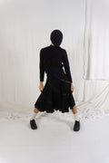 Junya Watanabe A/W 2005 skirt with black inserts – front view | Recente Studio