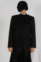 Issey Miyake AW02 shawl lapel jacket – back view | Recente Studio