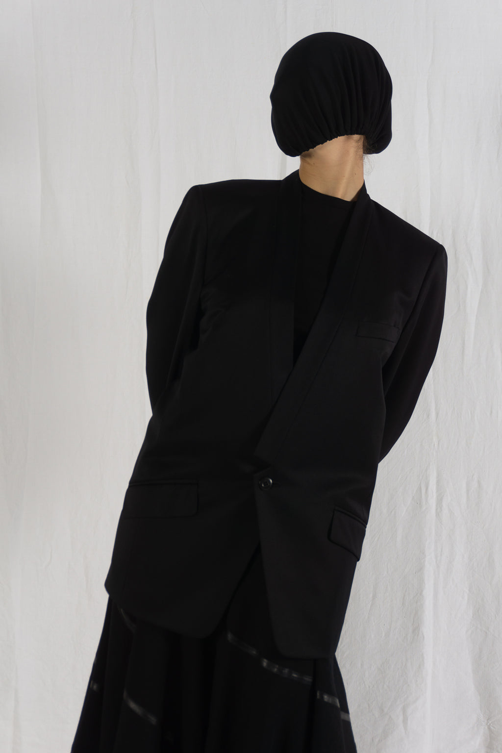 Issey Miyake A/W 2002 shawl lapel jacket – full length | Recente Studio