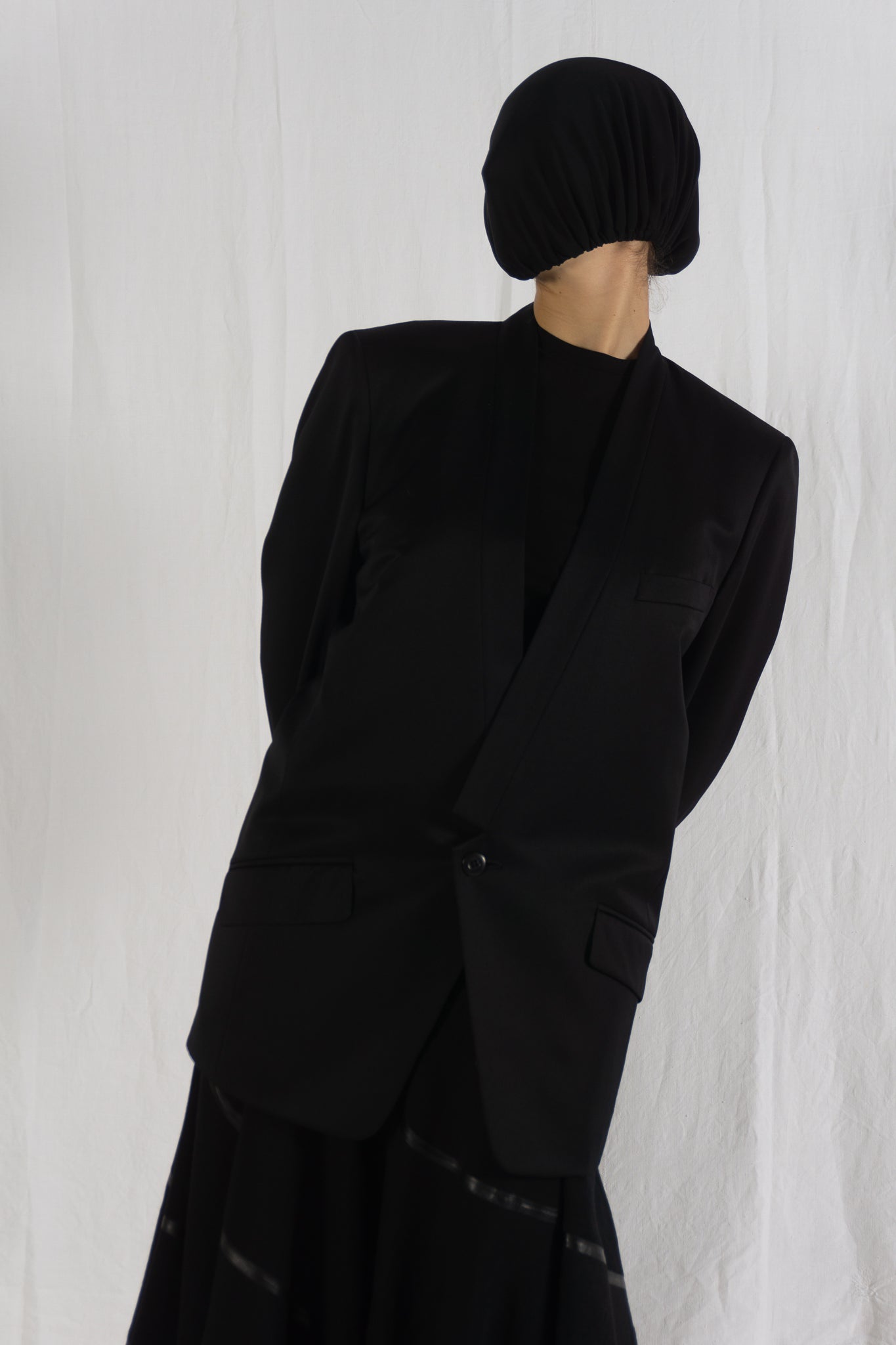 Issey Miyake A/W 2002 shawl lapel jacket – full length | Recente Studio