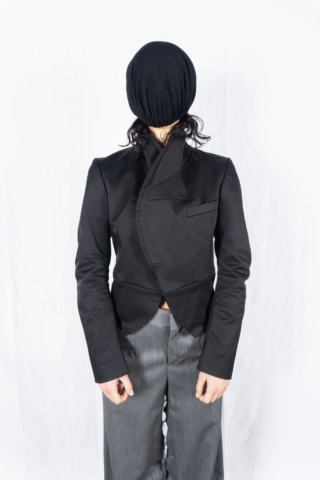 Comme des Garçons A/W 2004 transformed jacket – front view | Recente Studio