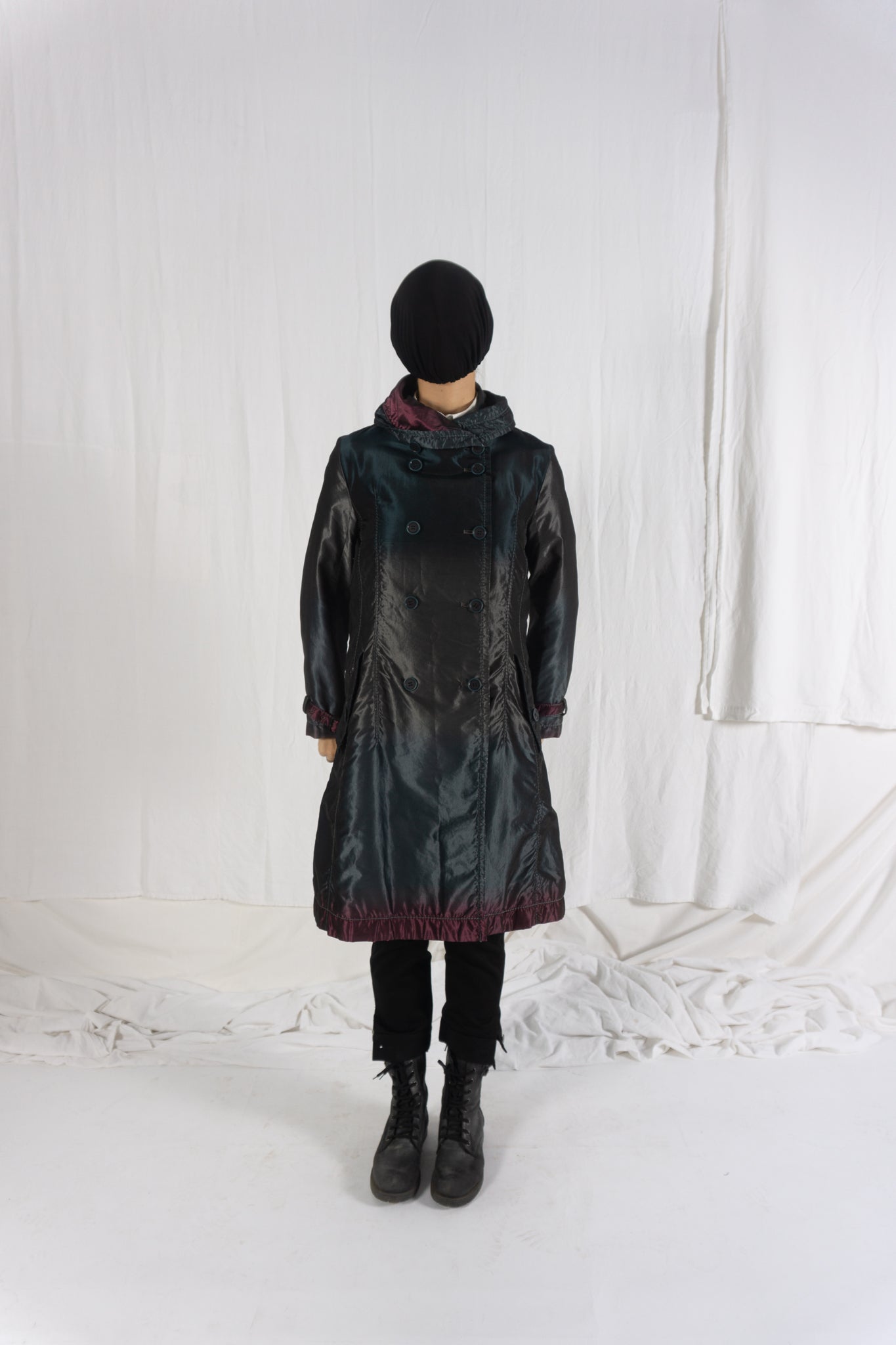 Issey Miyake A/W 2009 gradient long jacket – front view | Recente Studio