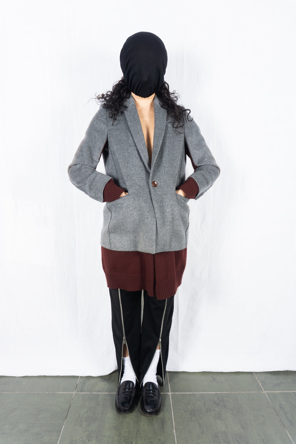 Undercover AW12 triple-layer coat – back view | Recente Studio