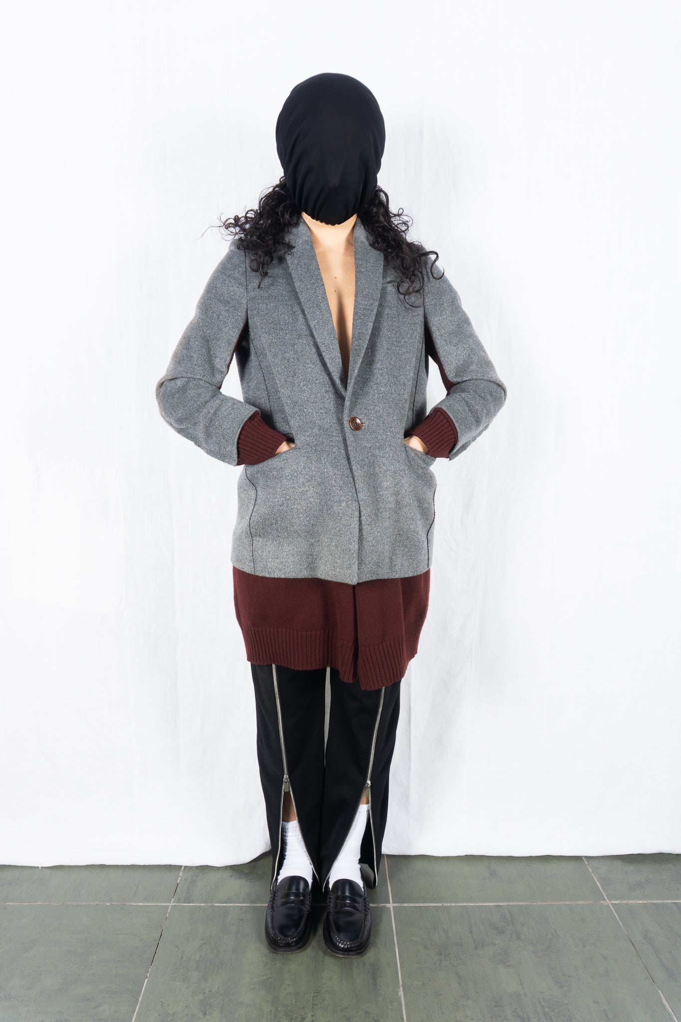 Undercover AW12 triple-layer coat – back view | Recente Studio