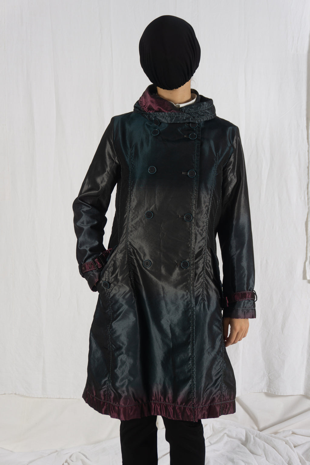 Issey Miyake AW09 gradient long jacket – back view | Recente Studio