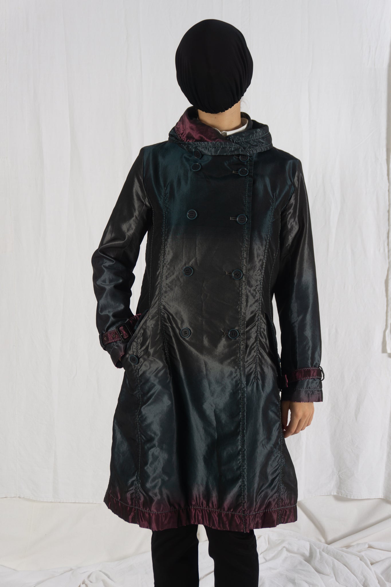 Issey Miyake AW09 gradient long jacket – back view | Recente Studio