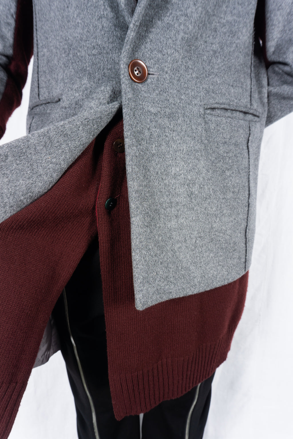 Undercover A/W 2012 triple-layer coat – open front | Recente Studio