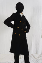 Comme des Garçons A/W 2002 asymmetric coat – front view | Recente Studio