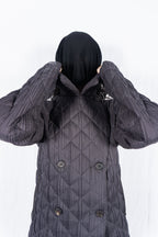 Issey Miyake White Label AW13 down jacket – open front | Recente Studio