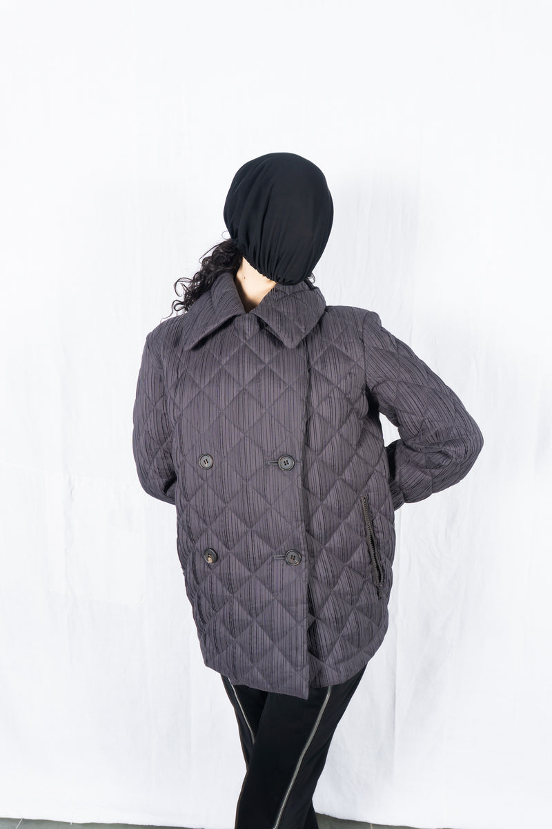 Issey Miyake White Label A/W 2013 down jacket – front view | Recente Studio