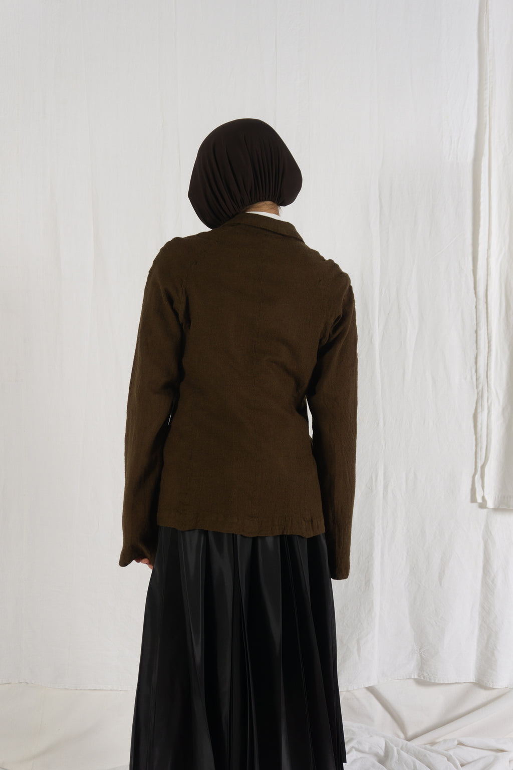 Comme des Garçons AW94 wool jacket – detail view | Recente Studio