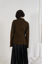 Comme des Garçons AW94 wool jacket – detail view | Recente Studio