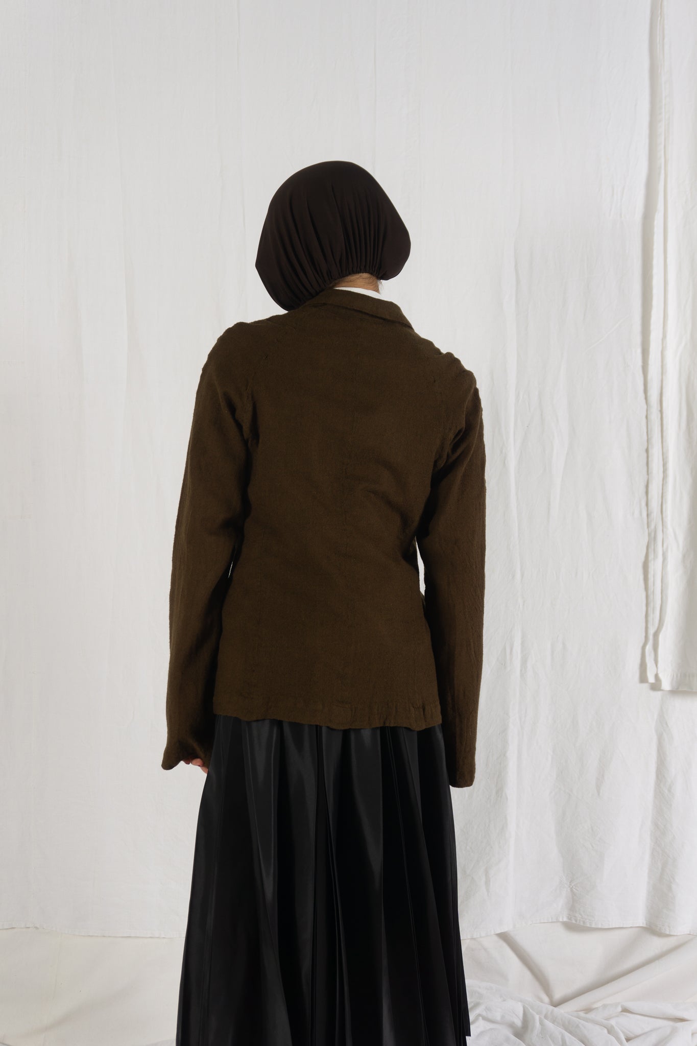 Comme des Garçons AW94 wool jacket – detail view | Recente Studio