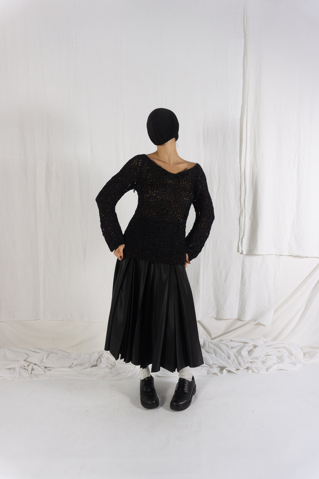 Issey Miyake S/S 1998 rare silk knit – side view | Recente Studio