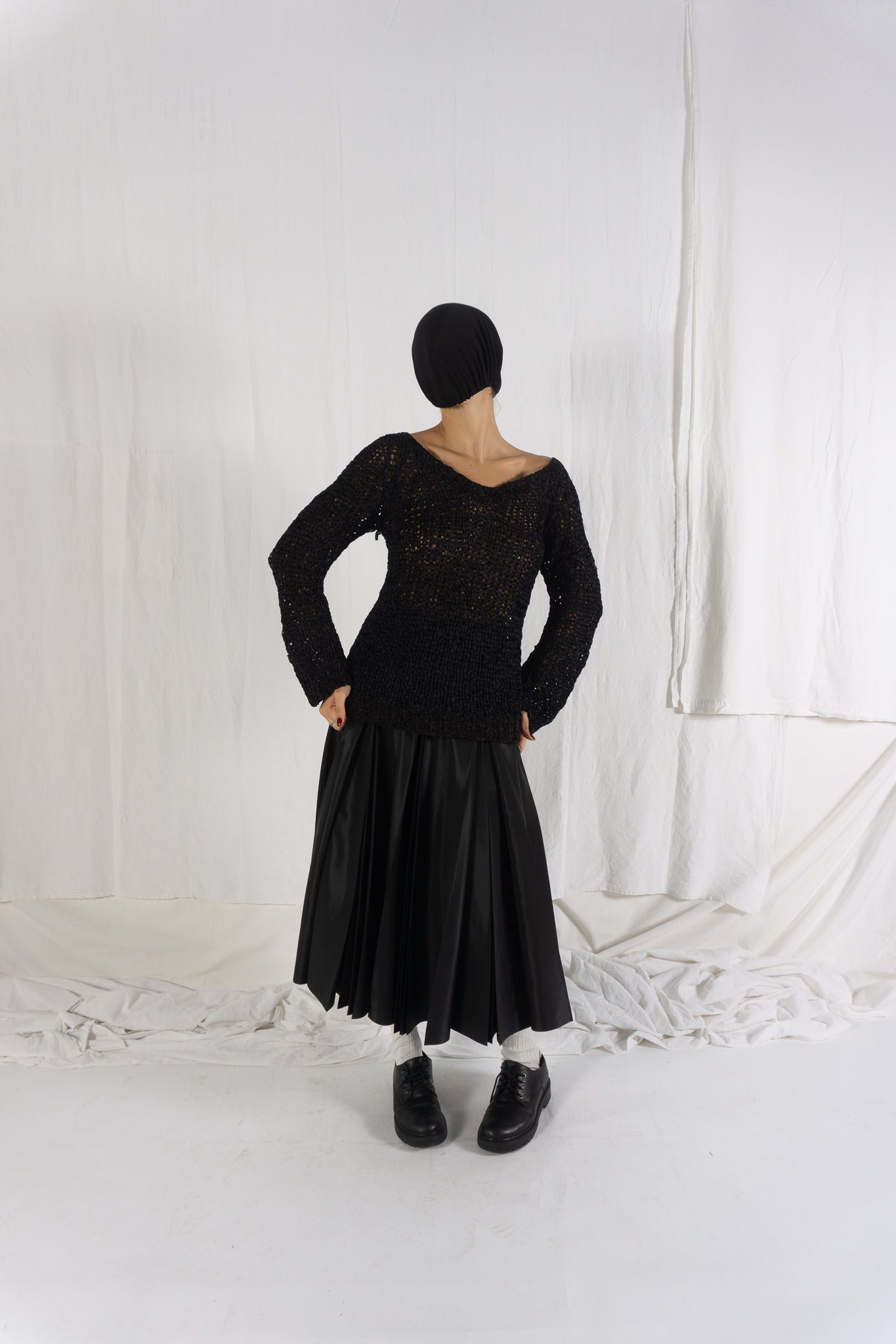Issey Miyake S/S 1998 rare silk knit – side view | Recente Studio