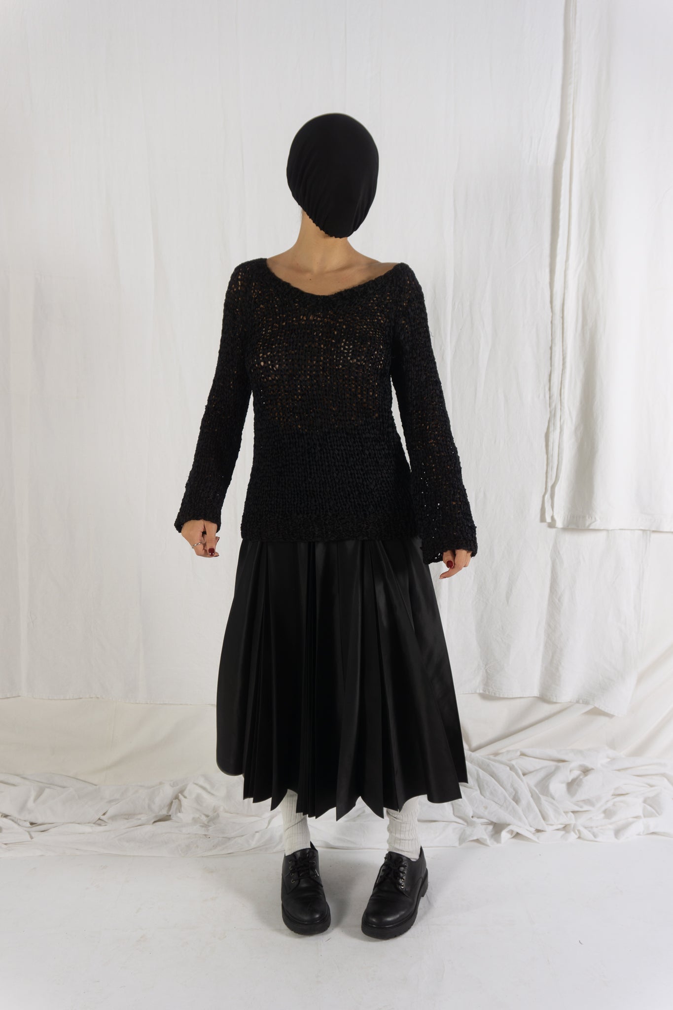 Issey Miyake S/S 1998 rare silk knit – front view | Recente Studio