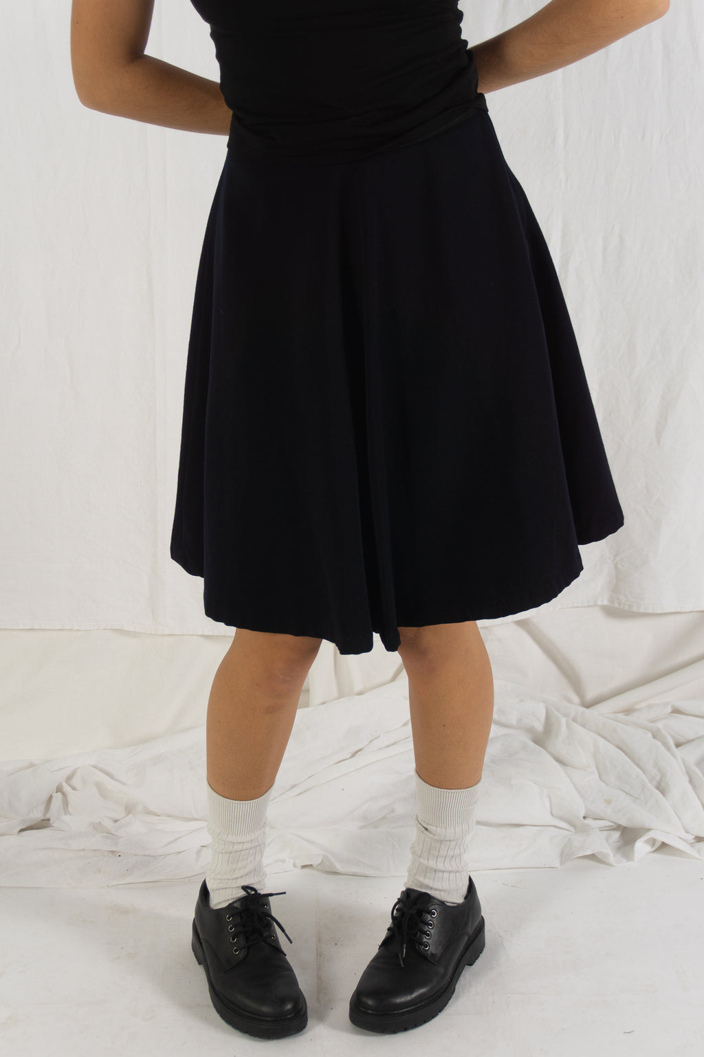 Comme des Garçons AW88 midi skirt – back view | Recente Studio