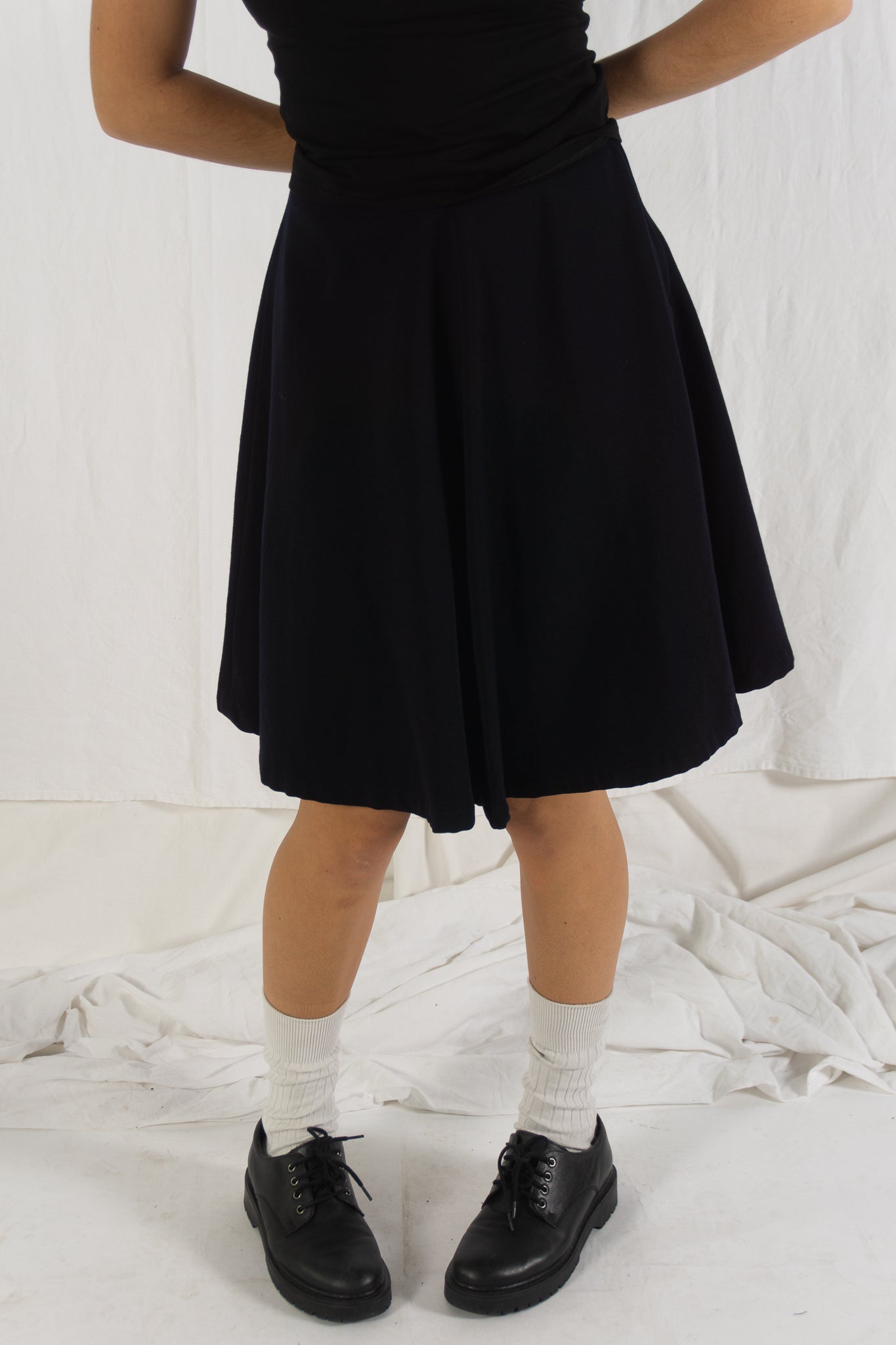 Comme des Garçons AW88 midi skirt – back view | Recente Studio