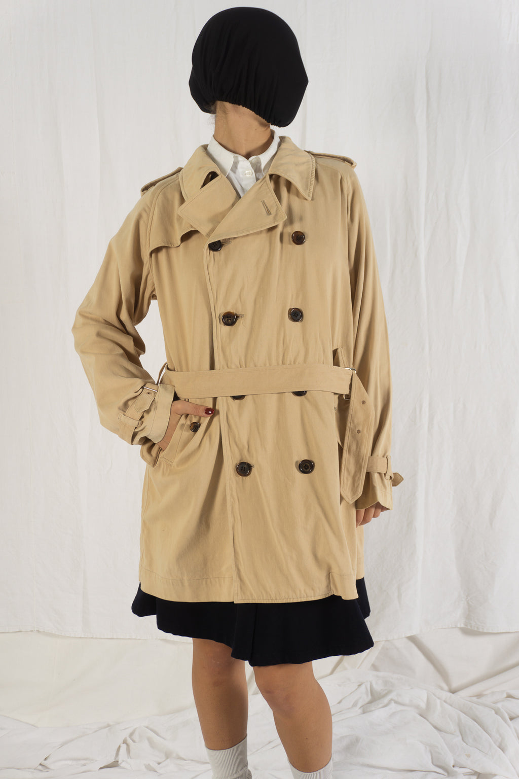 Undercover Jun Takahashi S/S 2004 trench – side view | Recente Studio