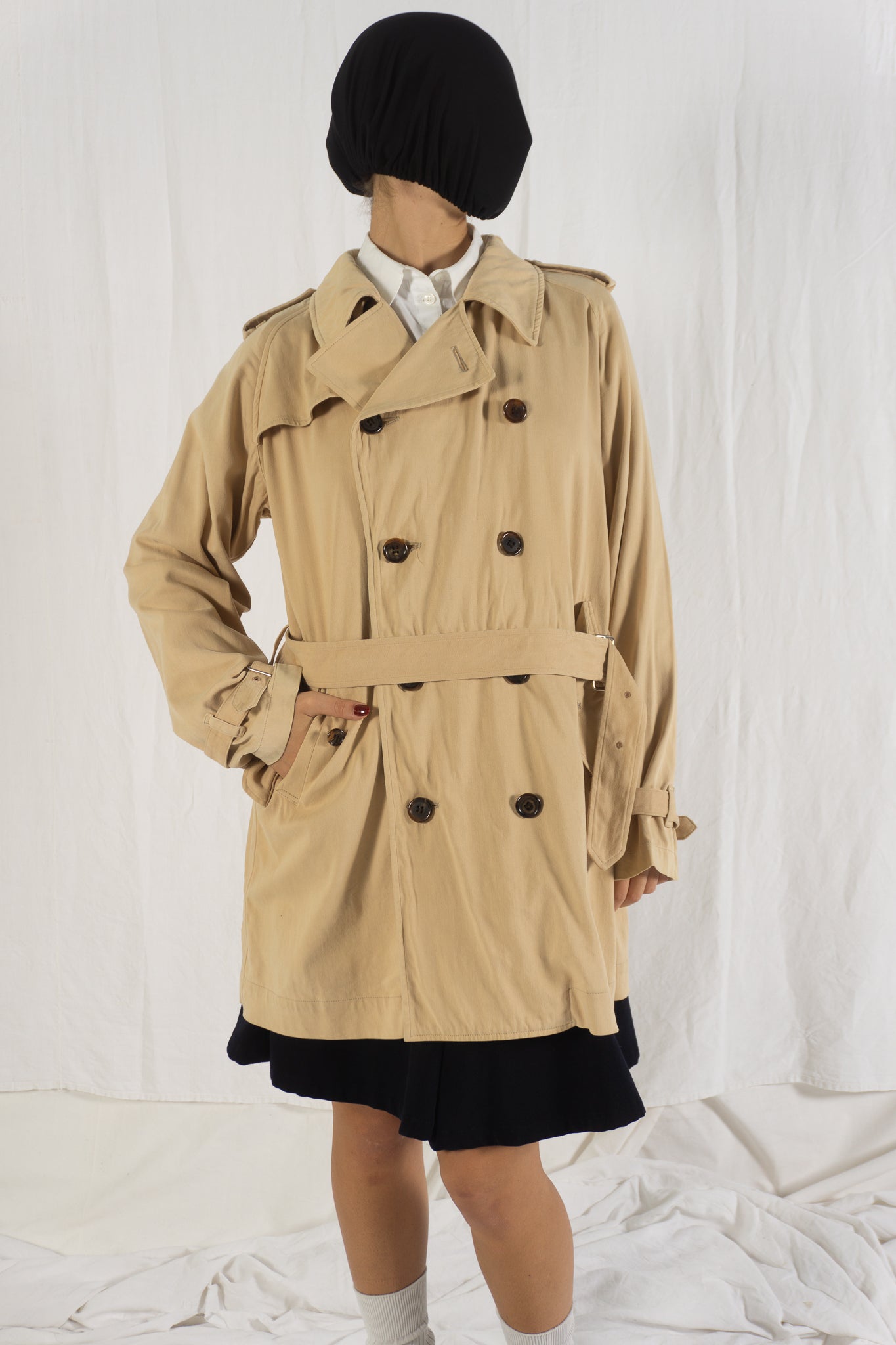 Undercover Jun Takahashi S/S 2004 trench – side view | Recente Studio