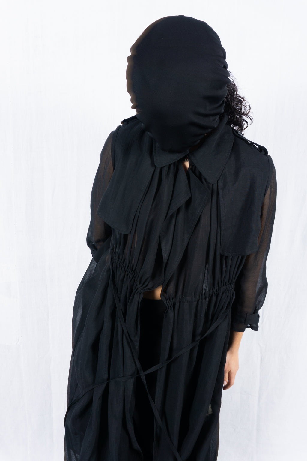 Mihara Yasuhiro 2000s transparent trench coat – full length | Recente Studio