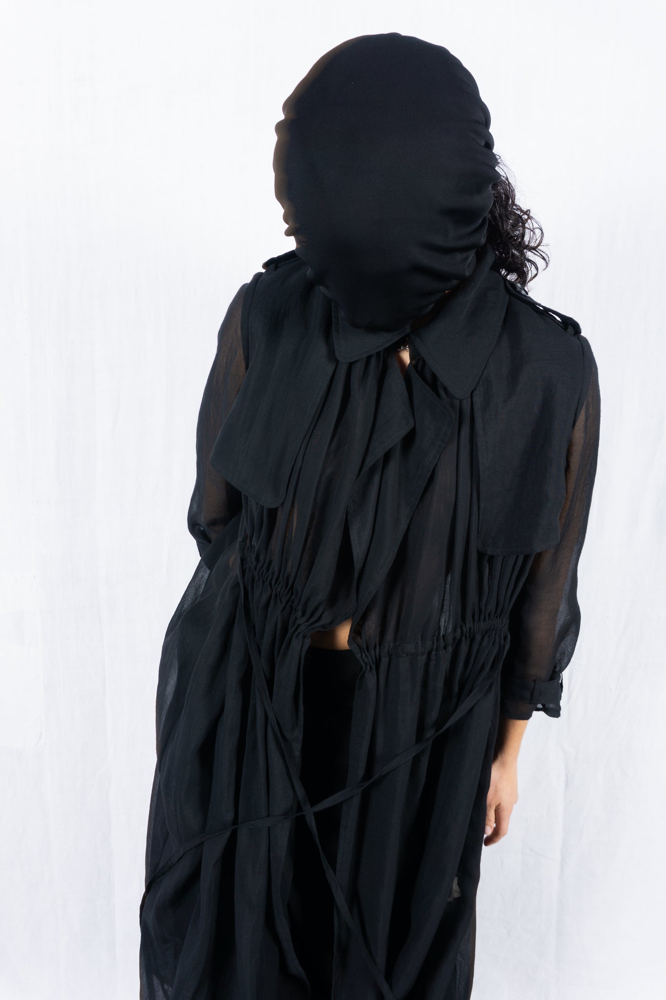 Mihara Yasuhiro 2000s transparent trench coat – full length | Recente Studio