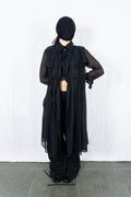 Mihara Yasuhiro 2000s transparent trench coat – front view | Recente Studio