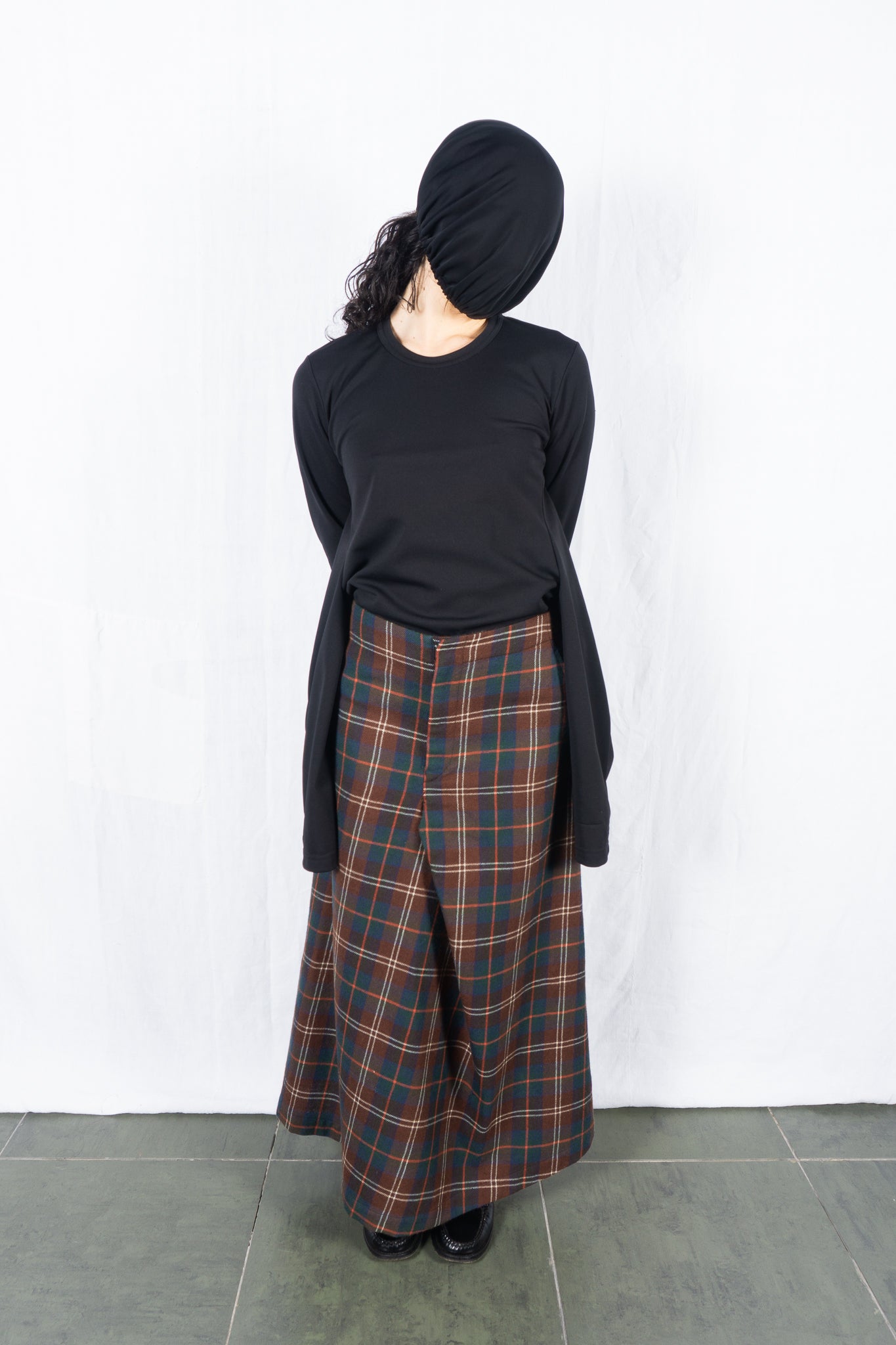tricot Comme des Garçons 2000 long skirt – front view | Recente Studio