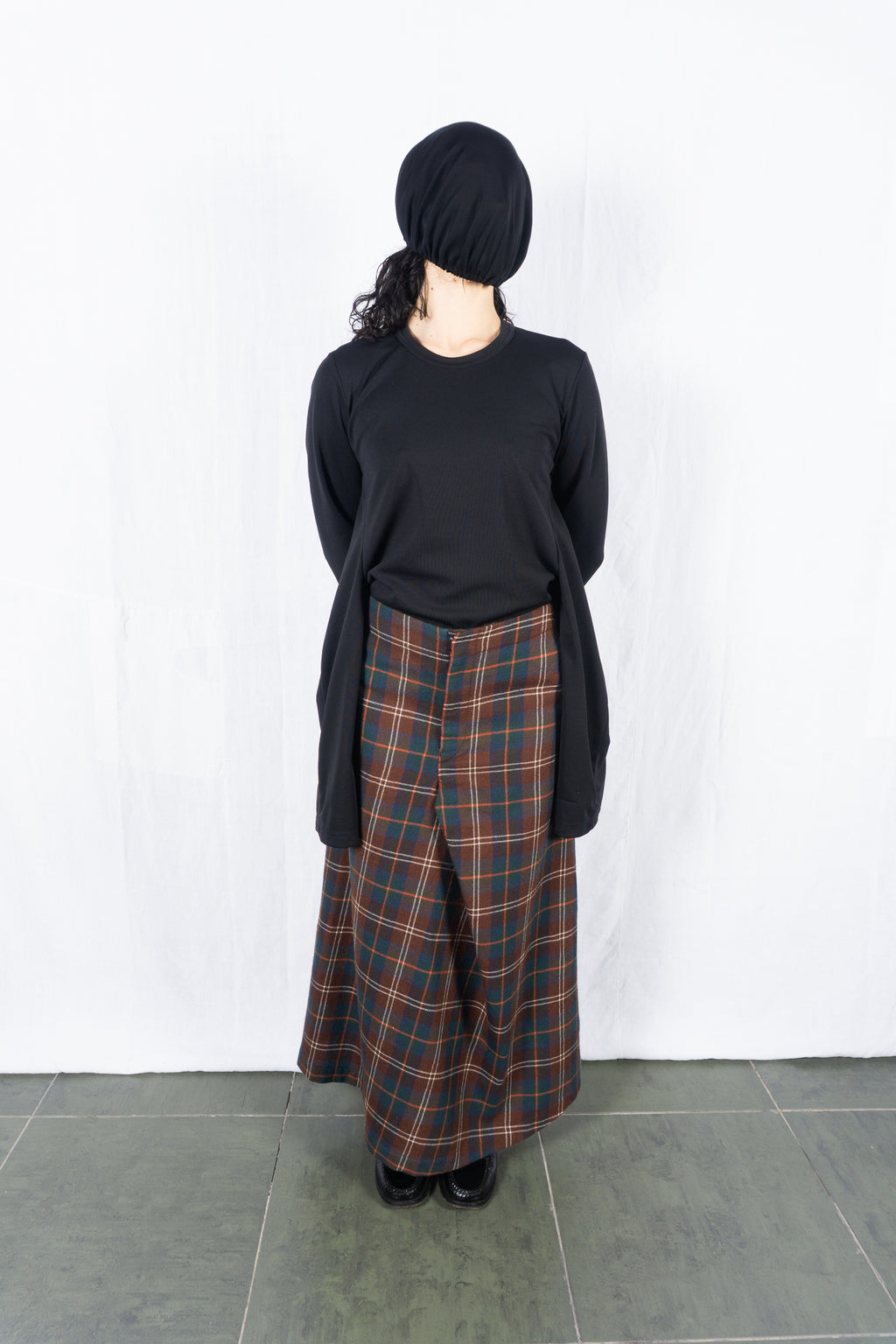 tricot Comme des Garçons 2000 long skirt – back view | Recente Studio