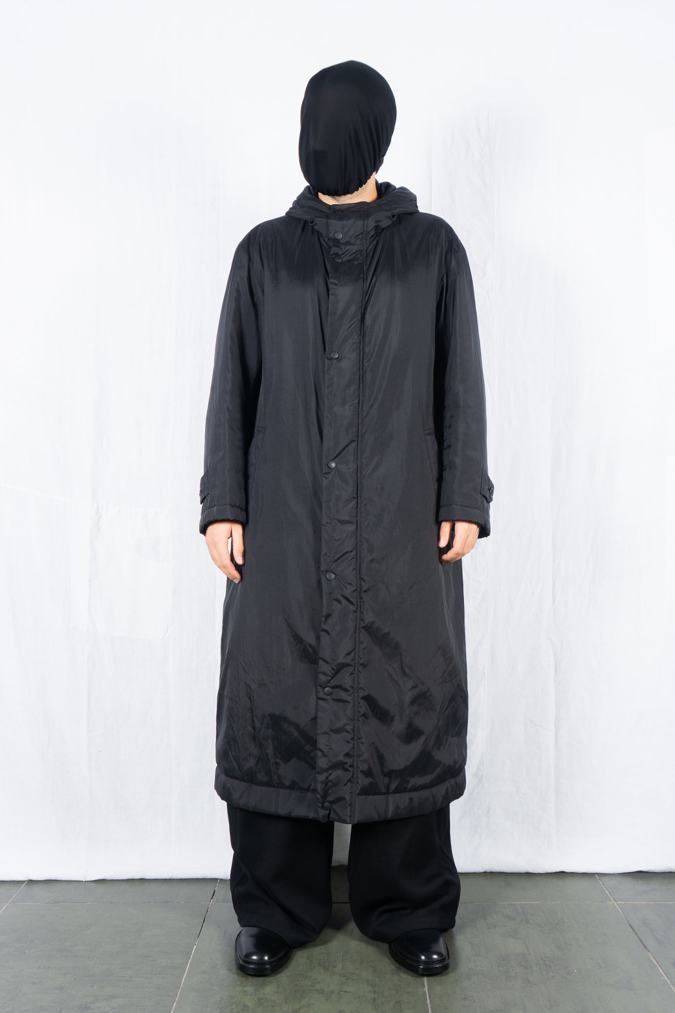 Issey Miyake Men A/W 1999 padded parachute coat – front view | Recente Studio